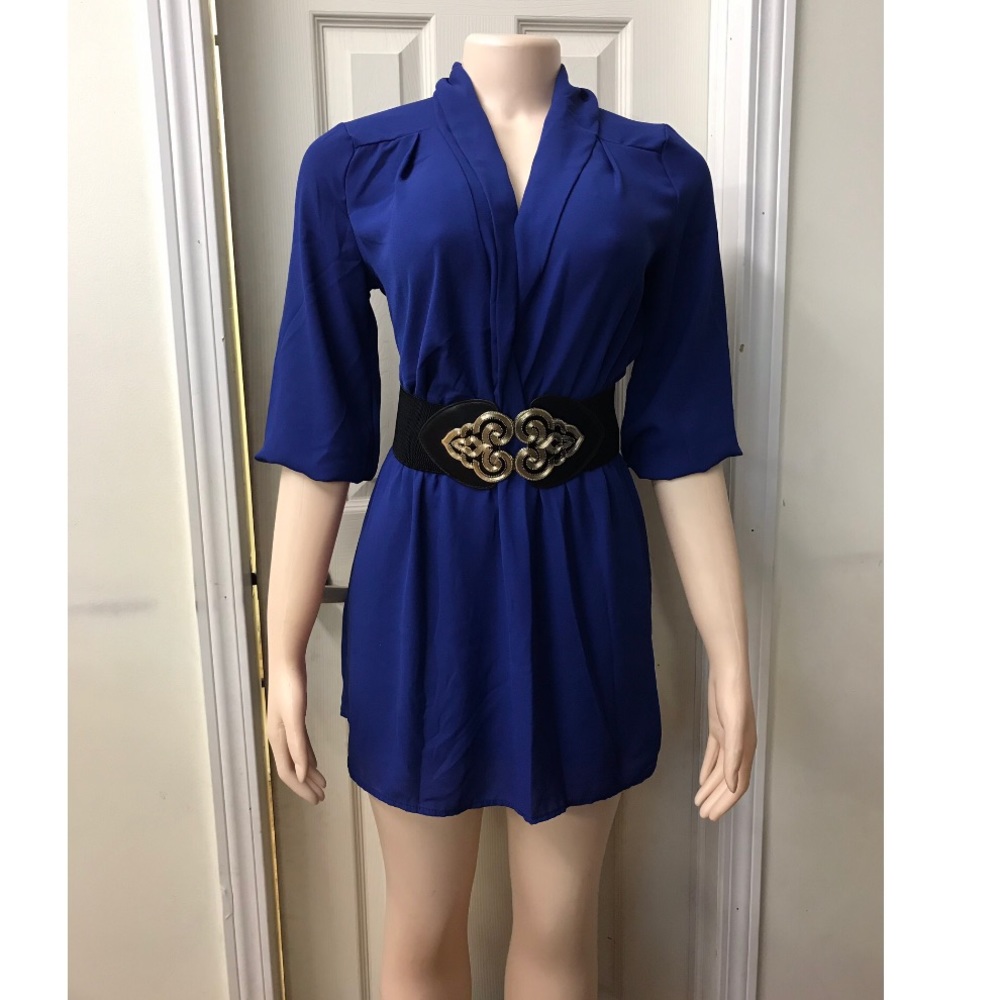 Blue dress